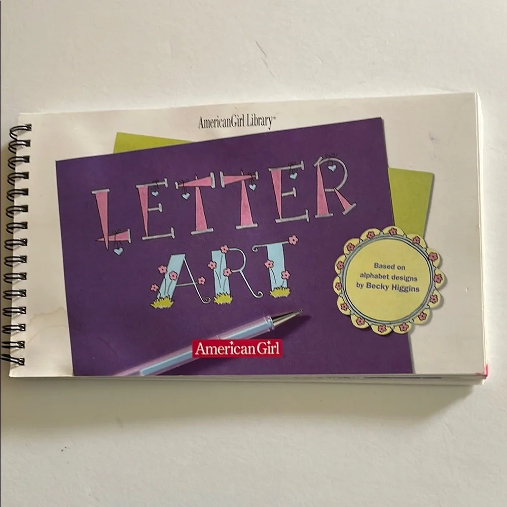 American Girl Letter Art Book Retired - Picture 1 of 5